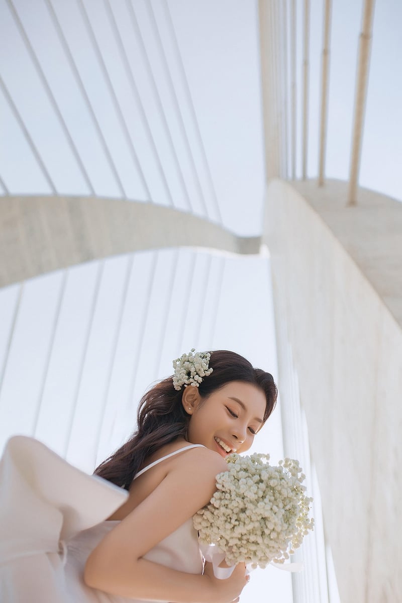 Bride in Original Wedding Outfit